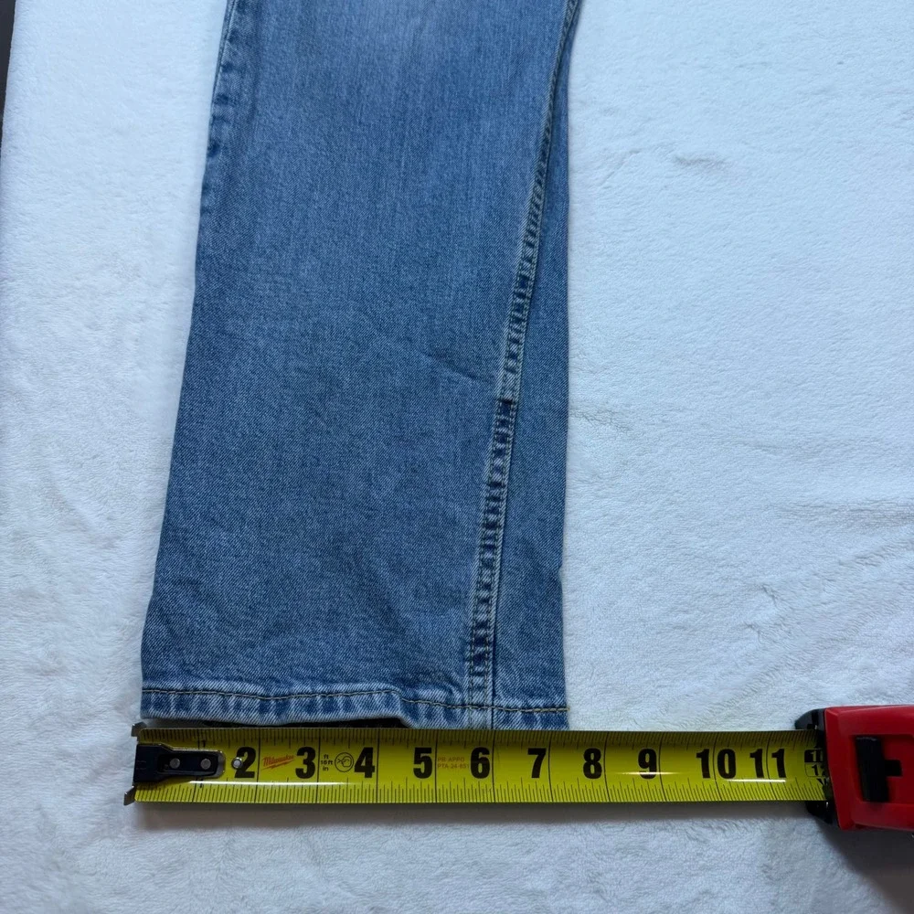 Levi's 502 Regular Taper Mens W36‎ L34 Blue Good Medium Wash Denim Jeans